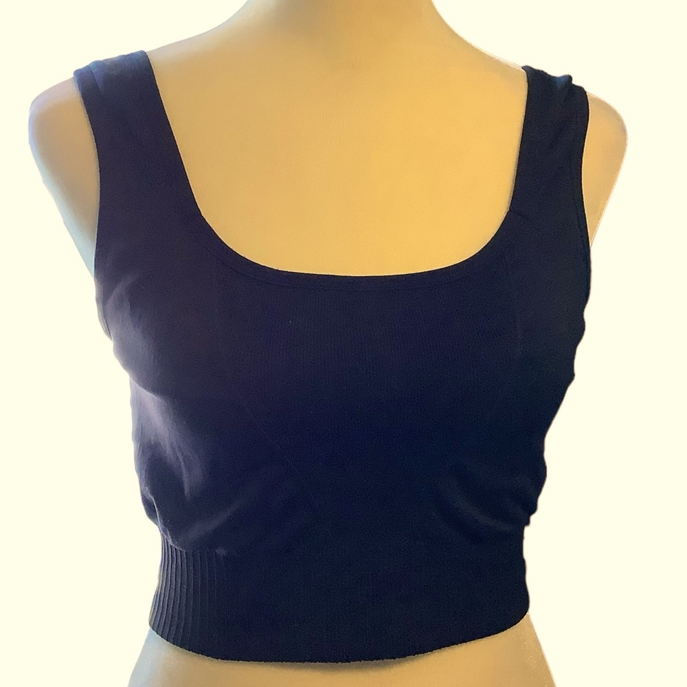 Velocity Women’s Crop Workout Top. EUC. Size L